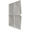 Ekena Millwork 19 5/8in. W x 19 5/8in. H Edinburgh EnduraWall Decorative 3D Wall Panel Covers 2.67 Sq. Ft. WP20X20EDGCG - alternate 2
